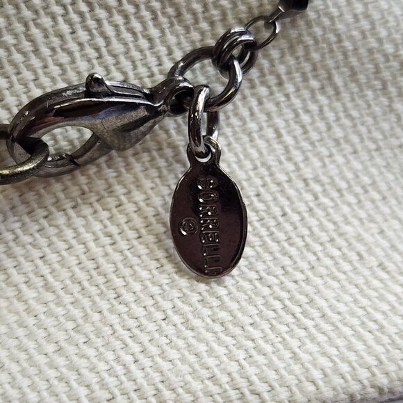 Sorrelli Black & Clear Crystal Cross Pendant Necklace 16" - Picture 9 of 11